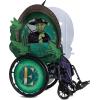 imageDisguise Wicked Elphaba Wheelchair Cover Official Wicked Movie Adaptive Wheelchair Cover Costume Accessory