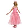 imageDisguise Wicked Glinda Costume for Girls Deluxe Official Wicked Pink Glinda Costume Dress Kids Size 3T4T