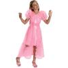 imageWicked Glinda Popular Costume for Kids Official Wicked Movie Costume Dress