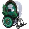 imageDisguise Wicked Elphaba Wheelchair Cover Official Wicked Movie Adaptive Wheelchair Cover Costume Accessory
