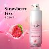 imageOlay Body Wash for Women Couldnt Be Lovelier Glindas Edition Intensely Hydrating ampamp Renewing ProHyaluronic Acid Serum with Vitamin B3 For All Skin Types Raspberry ampamp Bubbles Scent 20 fl ozStrawberry Fizz