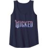 imageWicked For Good Glinda Elegant Logo Tank TopNavy Blue