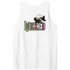 imageWicked Logo Elphaba Daydreaming Playful Cartoon Style Tank TopWhite