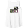 imageWicked Logo Elphaba Daydreaming Playful Cartoon Style Tank TopWhite