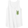 imageWicked Logo Elphaba Daydreaming Playful Cartoon Style Tank TopWhite