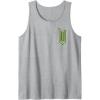 imageWicked Logo Elphaba Daydreaming Playful Cartoon Style Tank TopHeather Grey