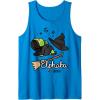 imageWicked Logo Elphaba Daydreaming Playful Cartoon Style Tank TopSapphire Blue