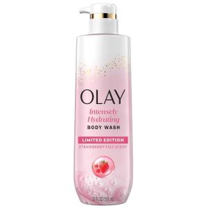 imageOlay Body Wash for Women Couldnt Be Lovelier Glindas Edition Intensely Hydrating ampamp Renewing ProHyaluronic Acid Serum with Vitamin B3 For All Skin Types Raspberry ampamp Bubbles Scent 20 fl ozStrawberry Fizz