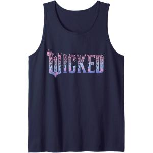 imageWicked For Good Glinda Elegant Logo Tank TopNavy Blue