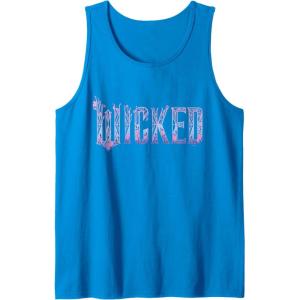 imageWicked For Good Glinda Elegant Logo Tank TopSapphire Blue