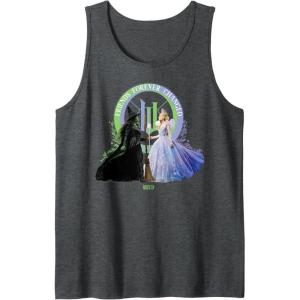 imageWicked For Good Glinda and Elphaba Friends Forever Changed Tank TopDark Heather Grey