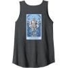 imageWicked For Good A Man Made of Tin Front ampamp Back Tank TopDark Heather Grey