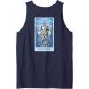 imageWicked For Good A Man Made of Tin Front ampamp Back Tank TopNavy Blue