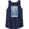 imageWicked For Good A Man Made of Tin Front ampamp Back Tank TopNavy Blue
