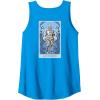 imageWicked For Good A Man Made of Tin Front ampamp Back Tank TopSapphire Blue