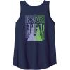 imageWicked For Good Forever My Friend Silhouettes Front ampamp Back Tank TopNavy Blue
