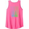 imageWicked For Good Forever My Friend Silhouettes Front ampamp Back Tank TopNeon Pink