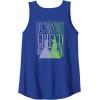 imageWicked For Good Forever My Friend Silhouettes Front ampamp Back Tank TopRoyal Blue