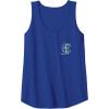 imageWicked For Good Forever My Friend Silhouettes Front ampamp Back Tank TopRoyal Blue