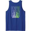 imageWicked For Good Forever My Friend Silhouettes Front ampamp Back Tank TopRoyal Blue