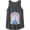 imageWicked For Good Glinda Silhouette in Blue Tank TopDark Heather Grey