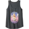 imageWicked For Good Glinda Sparkling Wand Tank TopDark Heather Grey