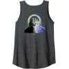 imageWicked For Good Glinda and Elphaba Friends Front ampamp Back Tank TopDark Heather Grey