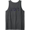 imageWicked For Good Ozian Pattern Logo Front And Back Tank TopDark Heather Grey