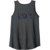 imageWicked For Good Ozian Pattern Logo Front And Back Tank TopDark Heather Grey