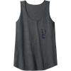 imageWicked For Good Ozian Pattern Logo Front And Back Tank TopDark Heather Grey