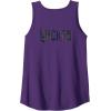 imageWicked For Good Ozian Pattern Logo Front And Back Tank TopPurple