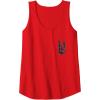 imageWicked For Good Ozian Pattern Logo Front And Back Tank TopRed