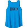 imageWicked For Good Ozian Pattern Logo Front And Back Tank TopSapphire Blue