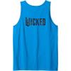 imageWicked For Good Ozian Pattern Logo Front And Back Tank TopSapphire Blue