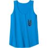 imageWicked For Good Ozian Pattern Logo Front And Back Tank TopSapphire Blue