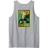 imageWicked For Good The Wizard Sees Everything Front ampamp Back Tank TopHeather Grey
