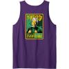 imageWicked For Good The Wizard Sees Everything Front ampamp Back Tank TopPurple