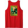 imageWicked For Good The Wizard Sees Everything Front ampamp Back Tank TopRed