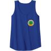 imageWicked For Good The Wizard Sees Everything Front ampamp Back Tank TopRoyal Blue