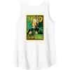 imageWicked For Good The Wizard Sees Everything Front ampamp Back Tank TopWhite