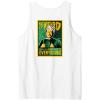 imageWicked For Good The Wizard Sees Everything Front ampamp Back Tank TopWhite