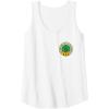 imageWicked For Good The Wizard Sees Everything Front ampamp Back Tank TopWhite
