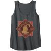 imageWicked Glinda Enchanted Floral Silhouette Tank TopDark Heather Grey