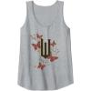 imageWicked Movie Logo W Butterfly Tank TopHeather Grey