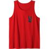 imageWicked For Good Ozian Pattern Logo Front And Back Tank TopRed