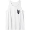 imageWicked For Good Ozian Pattern Logo Front And Back Tank TopWhite