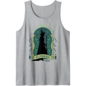 imageWicked Elphaba Destined To Fly Silhouette Tank TopHeather Grey