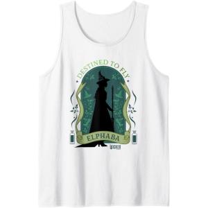 imageWicked Elphaba Destined To Fly Silhouette Tank TopWhite