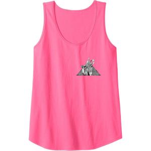 imageWicked For Good A Man Made of Tin Front ampamp Back Tank TopNeon Pink