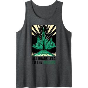 imageWicked For Good All Roads Lead to the Wizard Tank TopDark Heather Grey